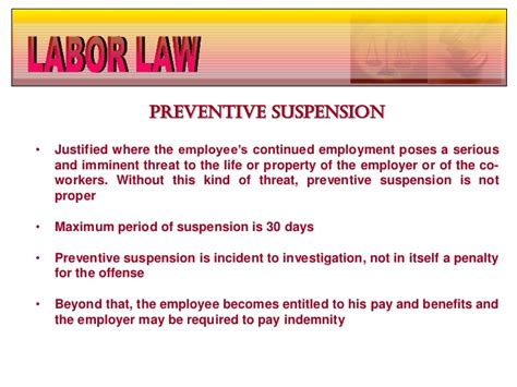 Preventive Suspension Philippines.